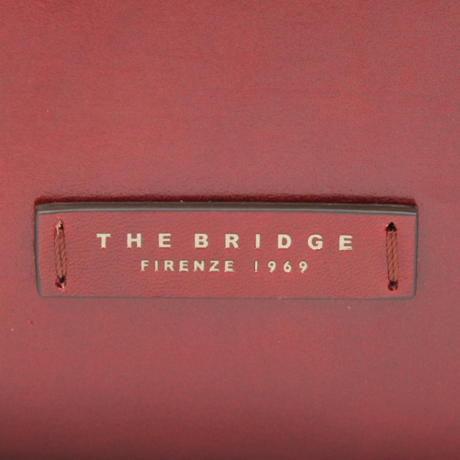 Business Bags THE BRIDGE | The Bridge Burgundy Tuscan Leather Bag For Laptop & Documents Made In Italy 06530901