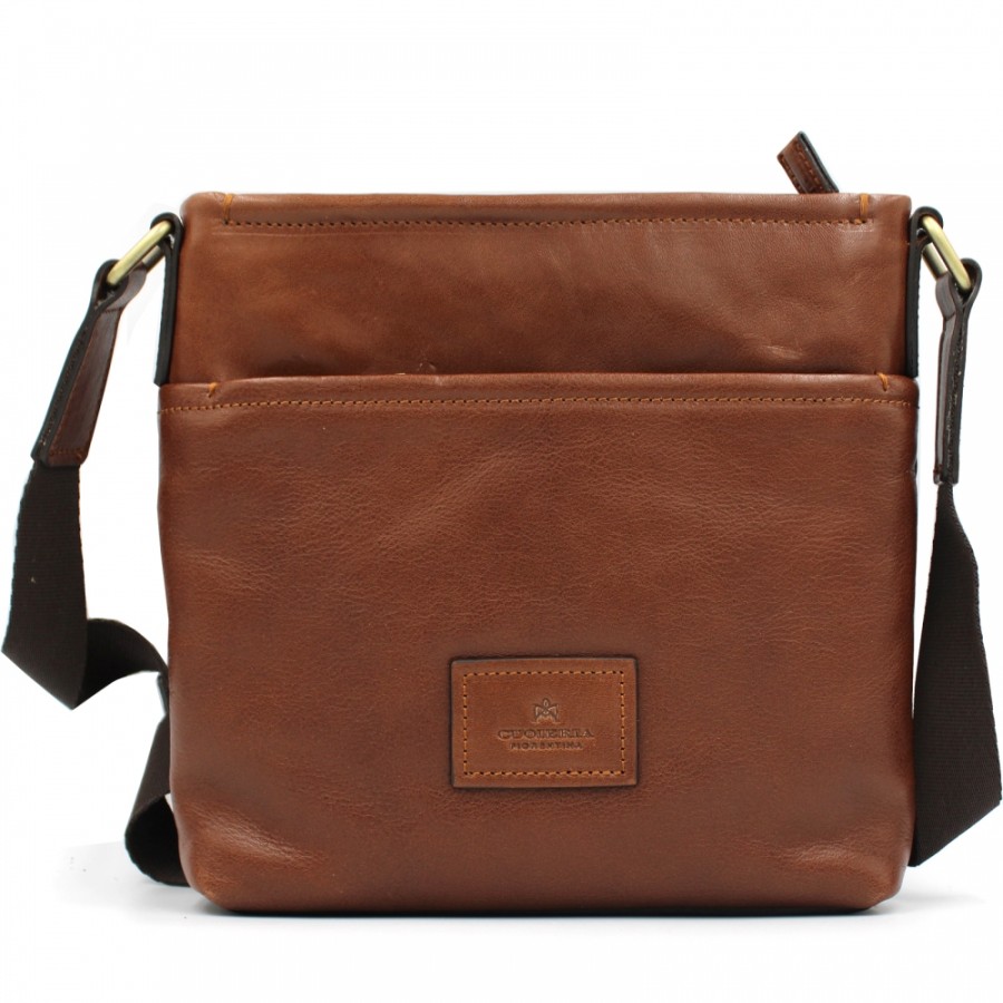 Mens Bags Cuoieria Fiorentina | Cuoieria Fiorentina Men'S Crossbody Bag Of Tuscan Stylized Vintage Brown Leather Bu00005738040