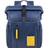 Mens Bags PIQUADRO | Piquadro Men'S Blue Leather Backpack For Laptop With Power Bank Slot Ca4789W97Bm/Blu2