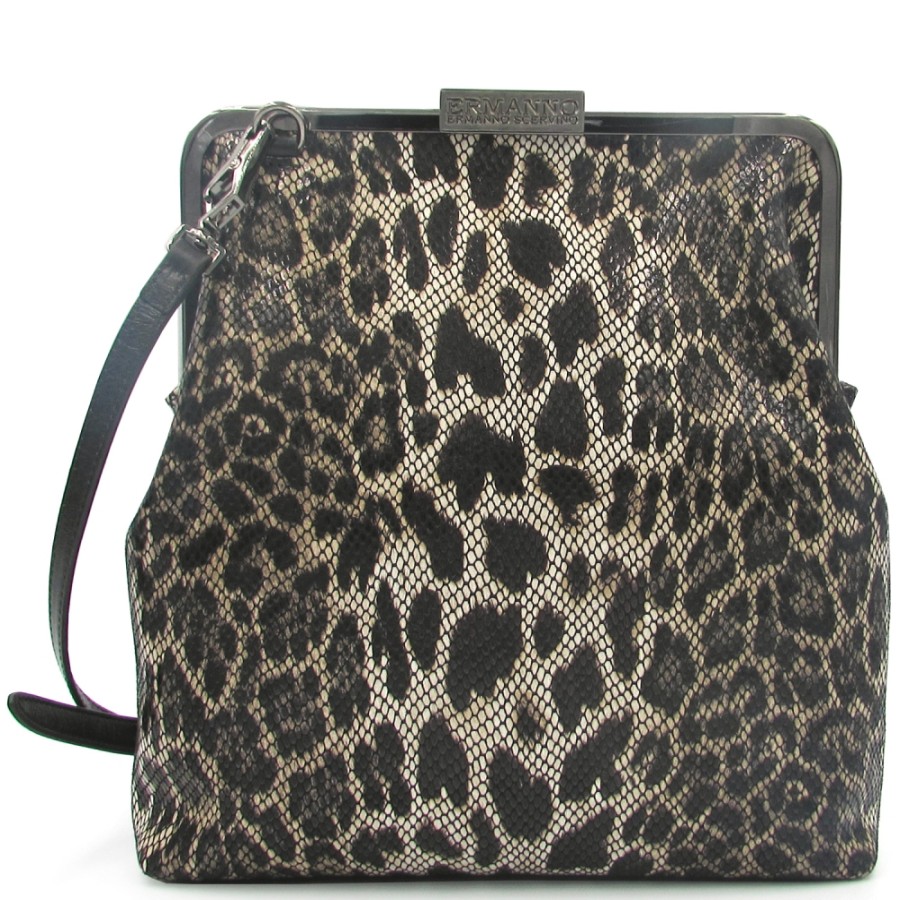 Ladies Bags ERMANNO Ermanno Scervino | Ermanno Ermanno Scervino Retro-Modern Style Bag With A Leopard Pattern Made In Italy 12400461Leop