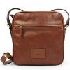 Mens Bags Cuoieria Fiorentina | Cuoieria Fiorentina Men'S Crossbody Small Bag Of Tuscan Stylized Vintage Brown Leather Bu00005732040