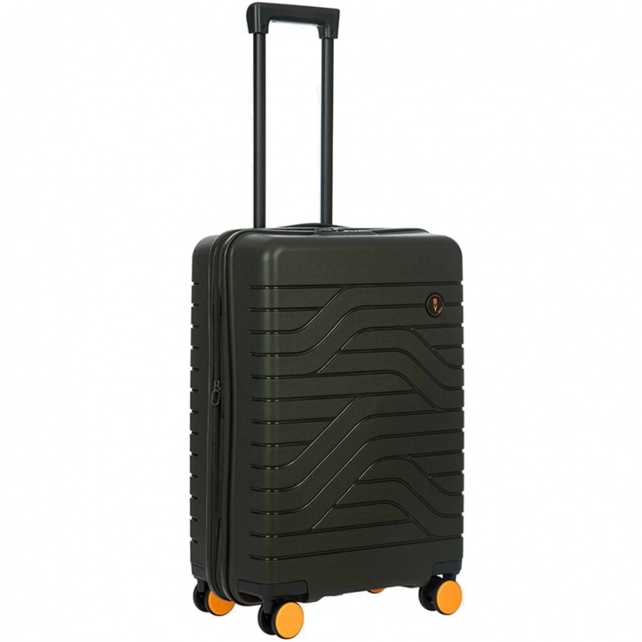 Luggage: Travel Bags And Suitcases BRIC'S BY | Bric'S By Ulisse Black Olive Hardside Spinner Suitcase, 65 Cm / 25 Inches Height, M B1Y08427.078